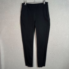 Sézane Womens Black Slim Fit Trousers Size 34 Pants