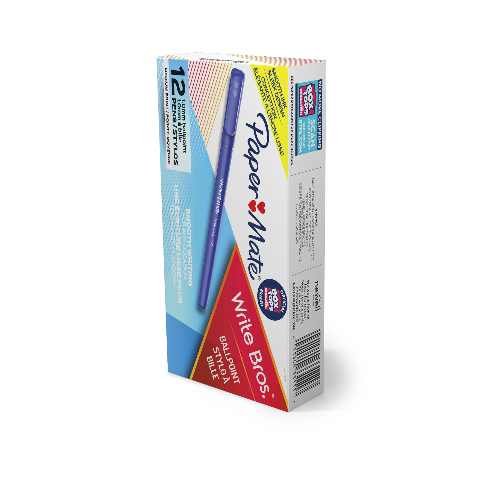 Ballpoint Pen, Medium Point, Blue Ink/Blue Barrel