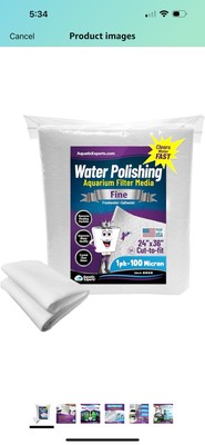 Aquatic Experts Aquarium Polishing Filter Pad, Aquarium Filter Pad, Aquarium ...
