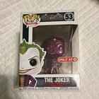 Funko Pop! Vinyl Batman Arkham Asylum The Joker #53 Chrome Target Exclusive