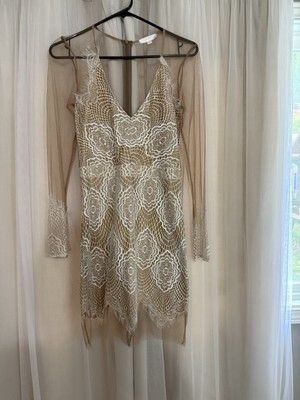 Absolutely Stunning Nude Sheer Cocktail Dress | eBay Absolutely Stunning Nude Sheer Cocktail Dress | eBay
