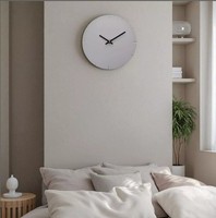 Interval Cement Look Wall Clock