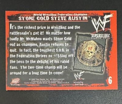 Stone Cold Steve Austin 1998 WWF Superstarz #6 | eBay