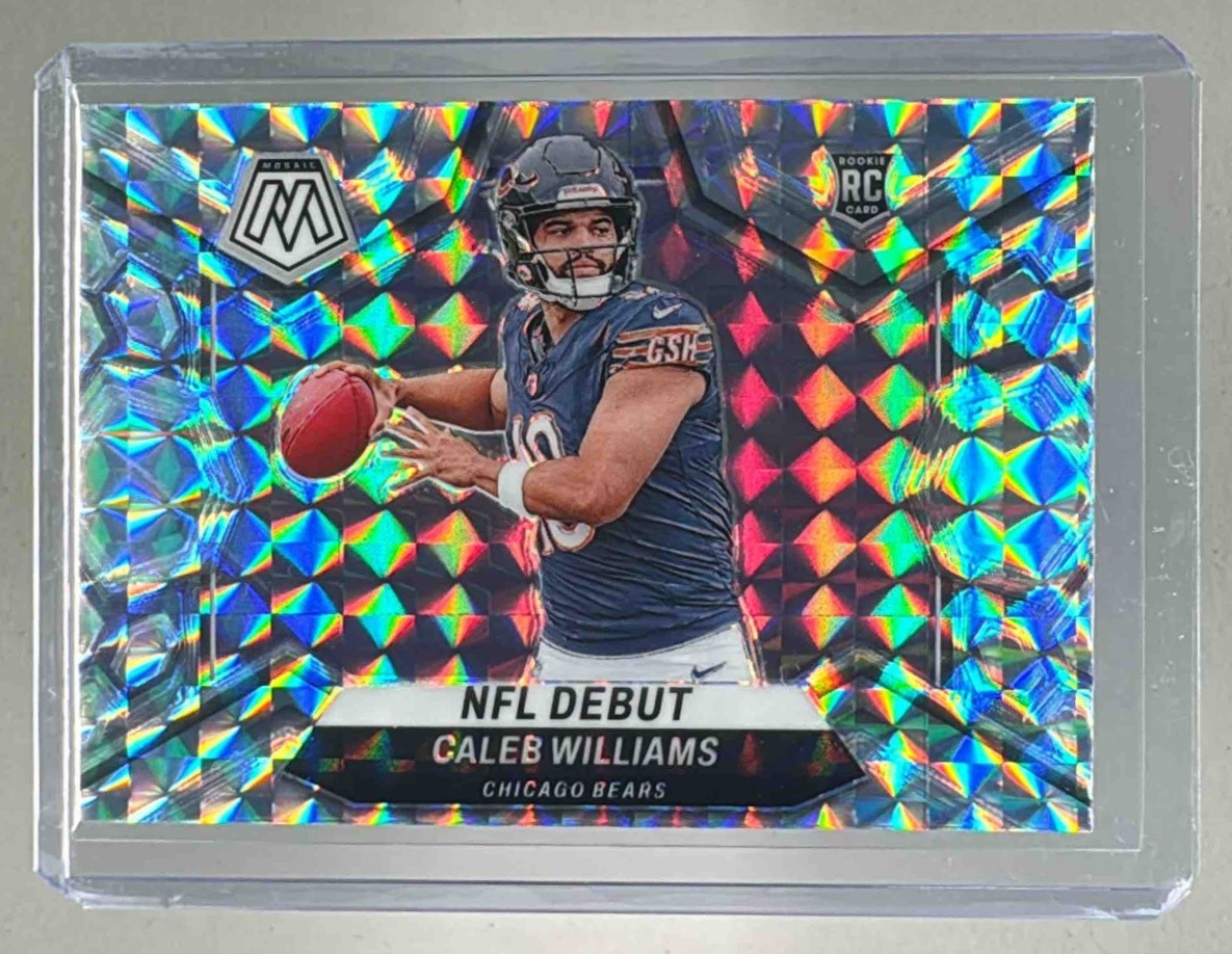 Caleb Williams 2024 Panini Mosaic #289 Silver Mosaic Prizm Rookie RC NFL Debut
