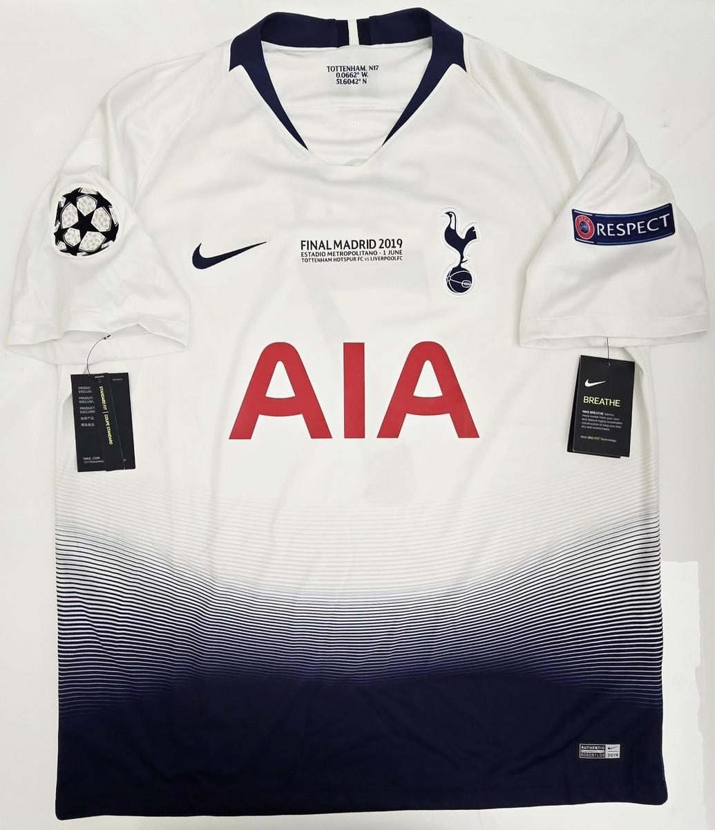 2018/19 Nike Tottenham Hotspur #7 SON Champions League Home Jersey