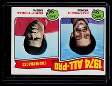 1975 Topps #220 1974 All-Pro Cornerbacks (Nate Wright / Emmitt Thomas) F33