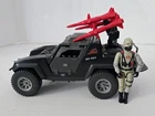 S-602 VINTAGE 1980'S HASBRO GI JOE STINGER VEHICLE WITH DRIVER