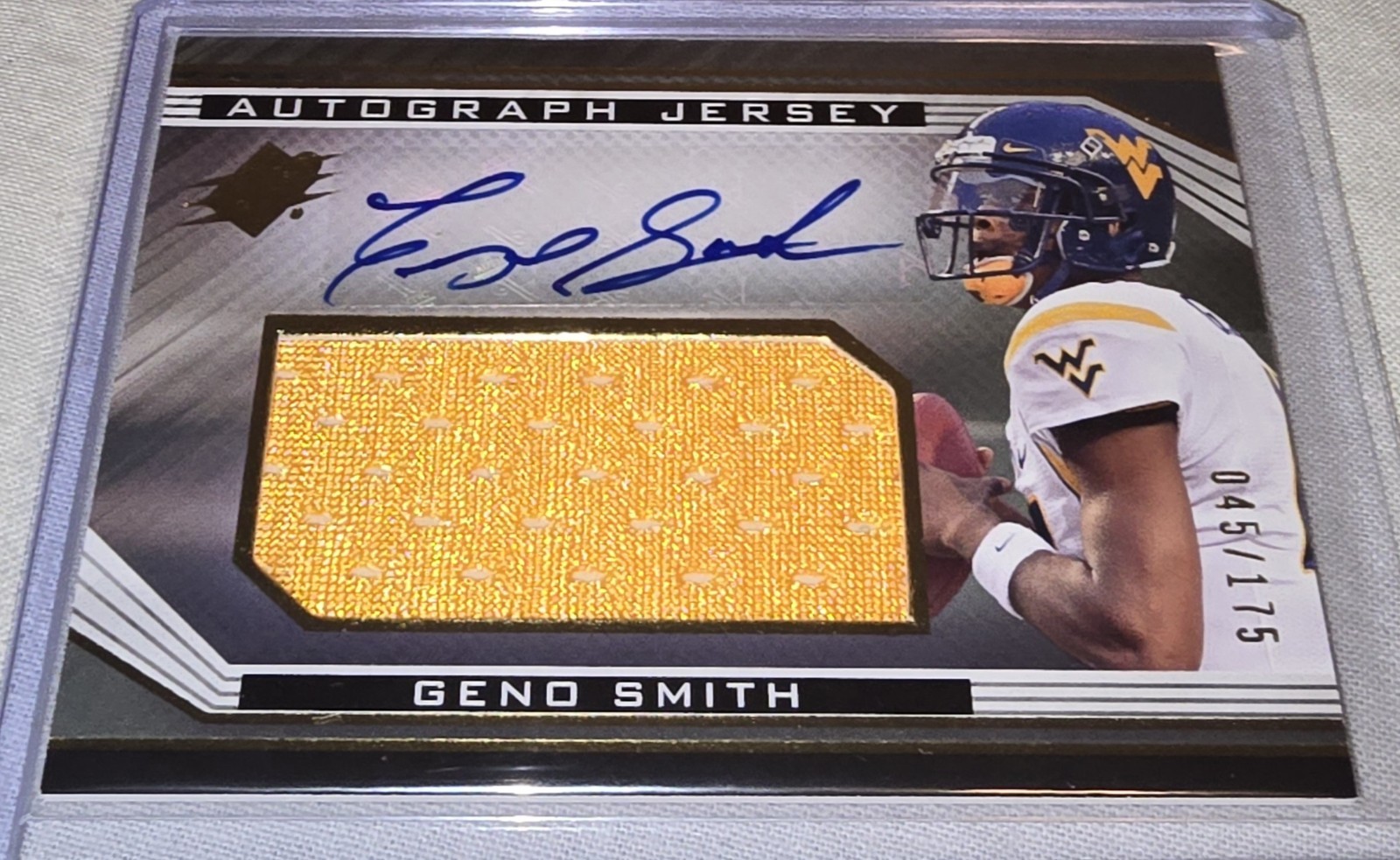 Geno Smith Spx #76 Signed Patch