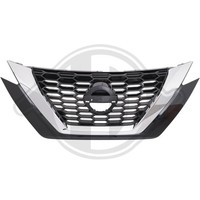 Frontgrill KüHlergrill Gitter Mitte Schwarz Chrom FüR Nissan Juke F16
