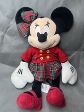 Disney Store Minnie Mouse Holiday Christmas 17" Plush 2016
