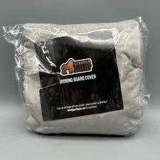 Gorilla Grip Ironing Board Cover, Silicone Coating, 15x54in Silver