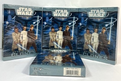 Vintage Star Wars Trading Card Game Attack of the Clones - 4 Pack