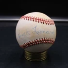 Buck Leonard Signed Rawlings ONL Baseball Negro Leagues Auto Autograph ZJ22591