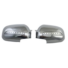 Chrome Led Light Rearview Mirror Side Lid Cover Trim For 05-09 Hyundai Tucson 2p Chrome Led Light Rearview Mirror Side Lid Cover Trim For 05-09 Hyundai Tucson 2p