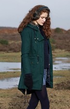 Jack Murphy Lopez Waterproof Parka Pine Green Mid Length Size UK10 BNWT