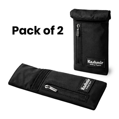 Smell Proof Bag Smoking Pipe Case Small Travel Pouch Odor Proof Stash Bag 2 CT