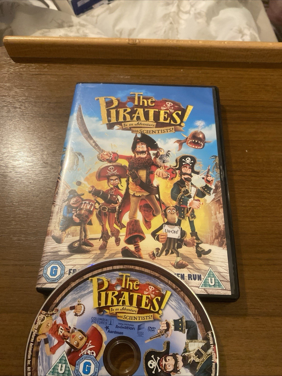 The Pirates! In an Adventure with Scientists DVD Children (2013) Hugh Grant