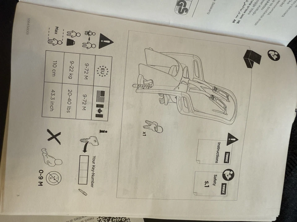 *Nuevo* Asiento de bicicleta para niños Thule RideAlong 2 Foto 4 de 4