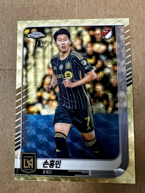 2025 Topps Chrome MLS Son Heung-Min Superfractor 1/1