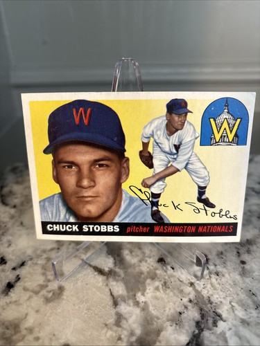 Chuck Stobbs #41 1955 Topps card