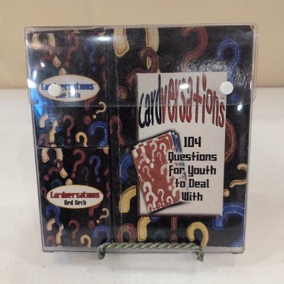 Cardversations: 104 Questions for Youth to Deal With; Book with 2 Card Decks