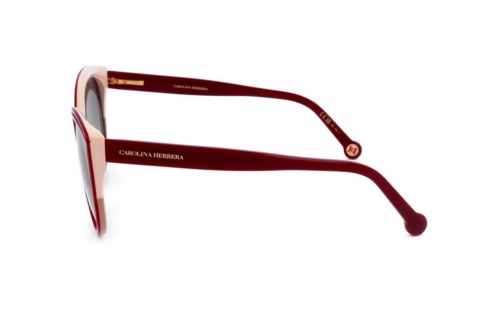 Carolina Herrera HER 0142/S R9S BURGUNDY BEIGE 56/17/145 WOMAN Sunglasses - Image 3 of 3