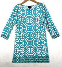 Laundry By Design Dress Womens 8 Shift Modest Jersey Knit Stretch Office Work