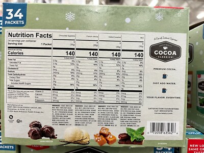 Land o Lakes Cocoa Classics Mix, Variety Pack, 34 ct - 4 flavors