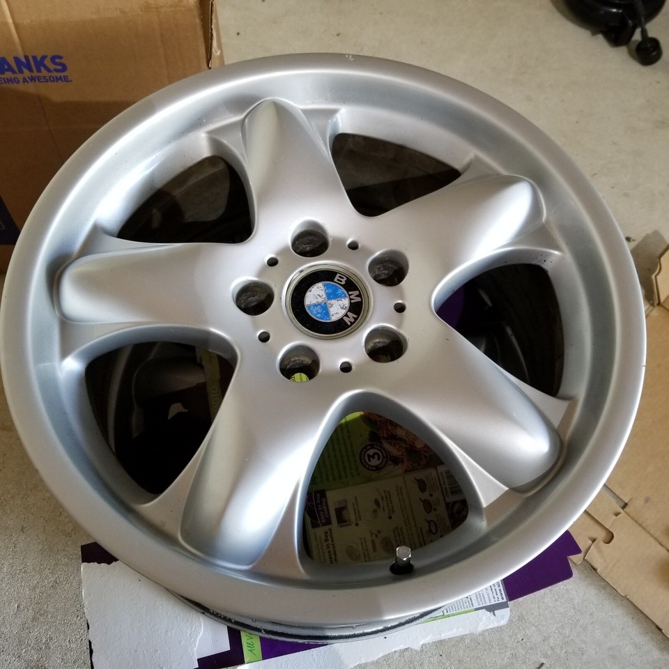 1 set of 4 genuine BMW 18" wheels 2000-2006 BMW X5 E53 - LOCAL PICKUP ...
