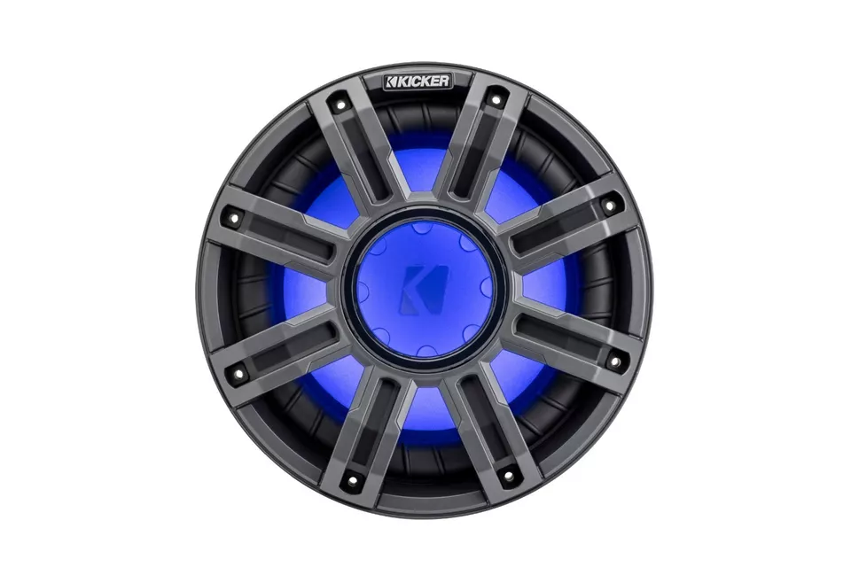Kicker 51MWF104 10" Single 4-Ohm Marine Subwoofer | 400W RMS | Real Marine Audio - Image 3 of 4