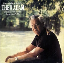 THEO ADAM European Folk Songs DRESDEN PO Berlin Soloists ETERNA 835087 B/S GD1