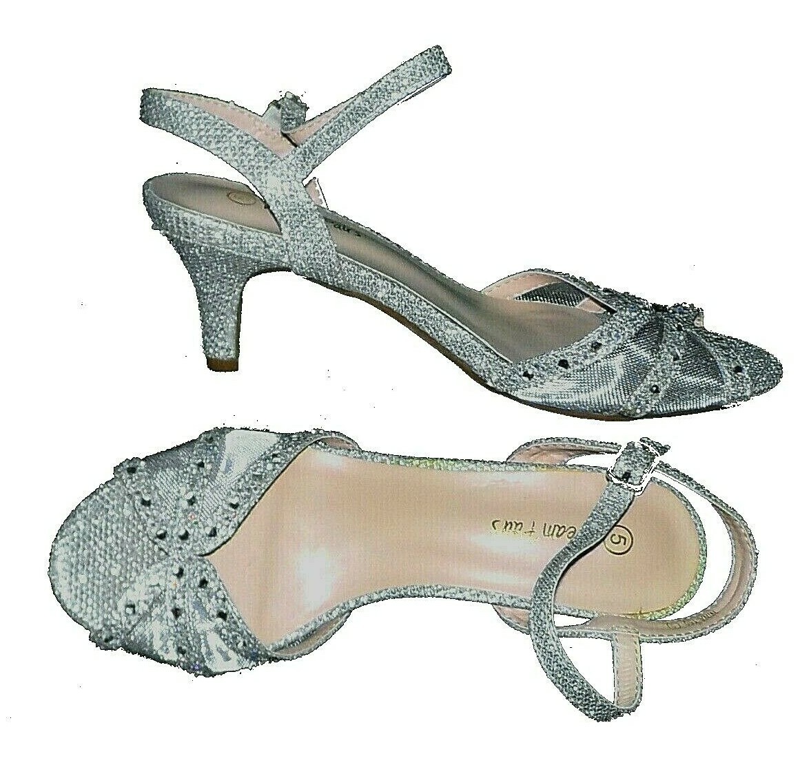 Shoes Dream Pairs Nina-150 Crystal Rhinestone Sparkle All-Man-Made-Vegan 5