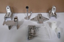 74383 FL-307  1 1/4" Post Restroom Toilet Door Inswing Door Lock Hardware Kit SS