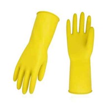 3 Pairs Reusable Household Dishwashing gloves, Extra Thickness, Long Sleeves M