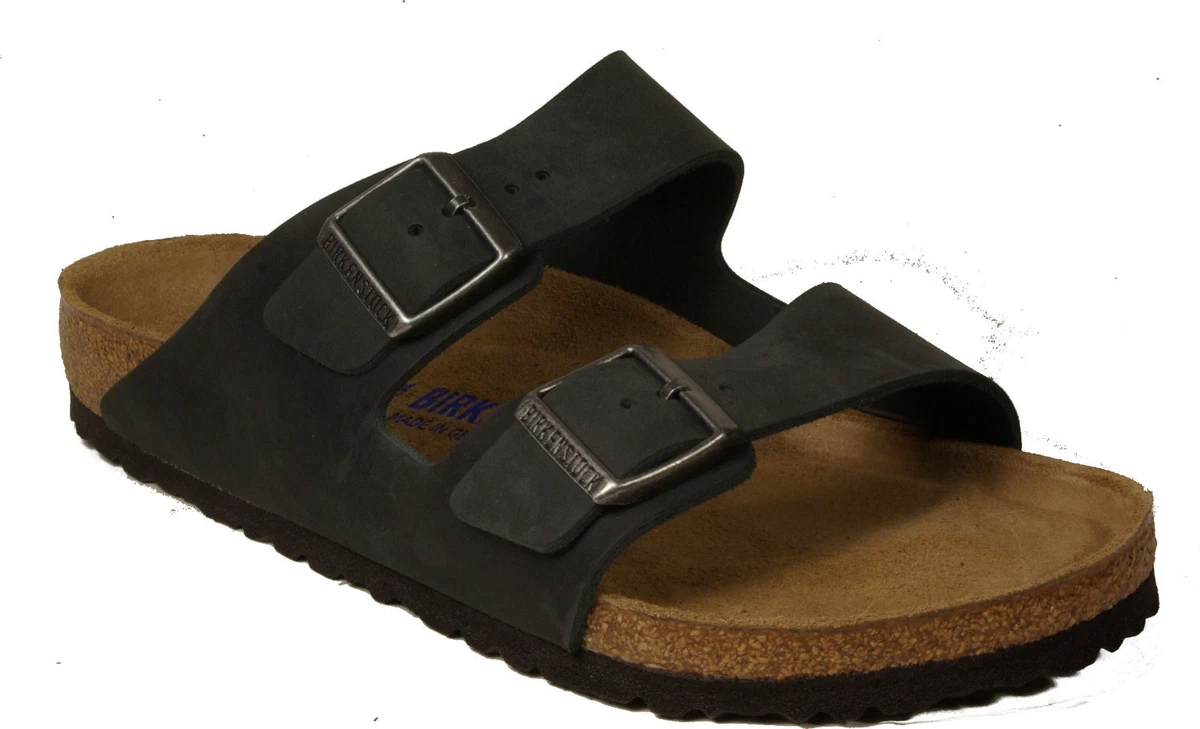 Arizona Soft Footbed Oiled Leather Black