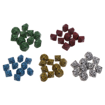 10Pcs 10 Sided D10 Dices Role Playing Games Party Favor Board Game Lovers
