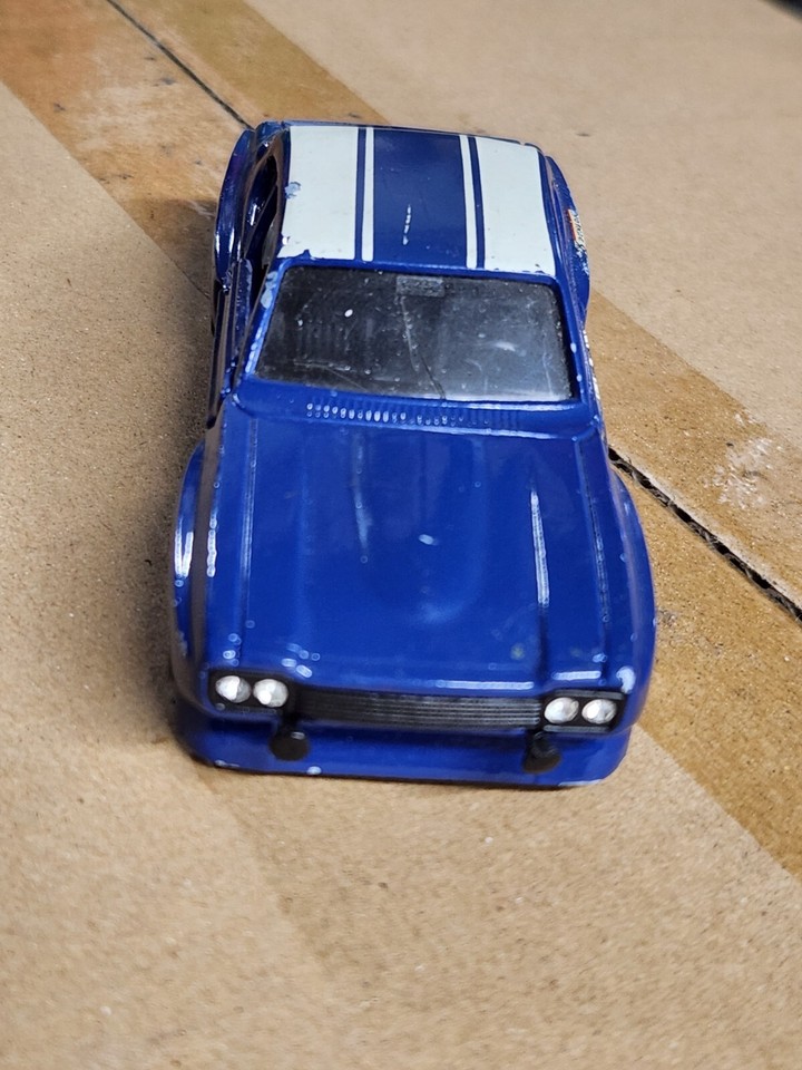 Solido 1:43 Ford Capri Rallye - Bleu/Blanc - Occasion - Boîte Fermée