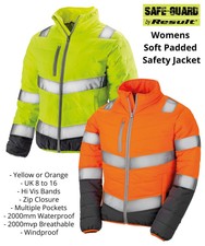 Result Safeguard Womens Soft Padded Safety Jacket