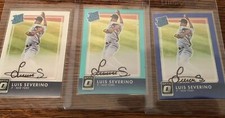 Luis Severino Rated Rookie Autos 3 Card Lot /75 /125 /150 All 3 !!!