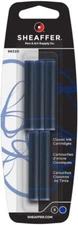 Sheaffer Skrip Fountain Pen Ink Cartridges, Blue Ink, Pack Of 5