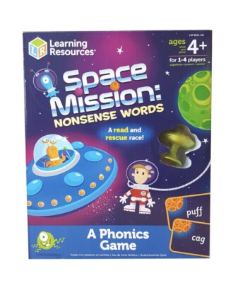 Learning Resources Weltraummission: Unsinnige Wörter - Englisch Phonetik-Spiel für Kinder