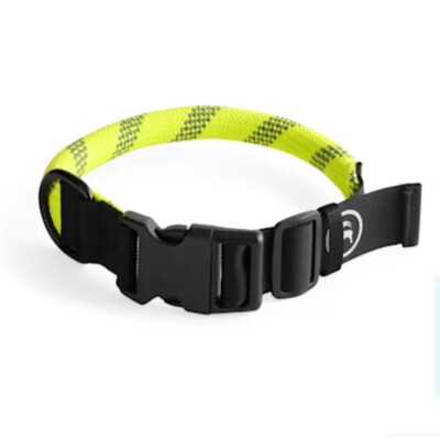 Backcountry x Petco Shock Absorbing Yellow Rope Dog Collar L XL Large Breed NWT