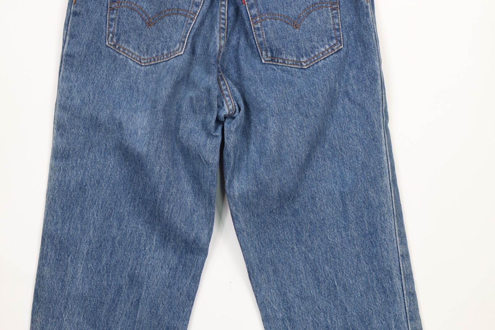 Vintage 90s Levis 901xx Womens 27 Thrashed Button… - image 11