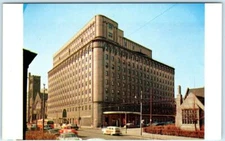 PITTSBURGH, Pennsylvania PA  Roadside HOTEL WEBSTER HALL Woody Wagon  Postcard
