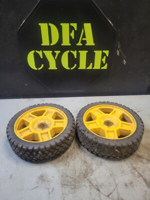 OEM Genuine Weed Eater Front Wheels Wheel Set 532437177 532436380 Weedeater