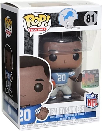 Funko Pop NFL Barry Sanders (Detroit Lions) - MINT