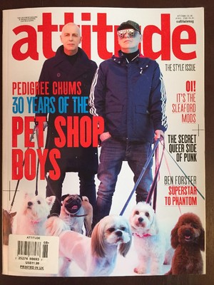 Attitude Pet Shop Boys Pedigree Chums Style Ben Forster April 2016 FREE SHIPPING