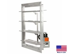 SHUTTER / DAMPER Motorized - Aluminum - Intake or Exhaust - 30" - 100 to 240V
