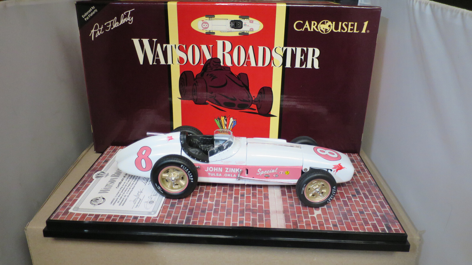 Carousel 1 Watson Roadster 1961 Indianapolis 500 Winner A.J. Foyt 1:18 Carousel 1 Watson Roadster 1961 Indianapolis 500 Winner A.J. Foyt 1:18