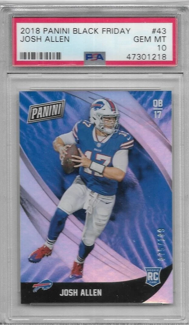 Josh Allen Panini Black Friday #43 Base